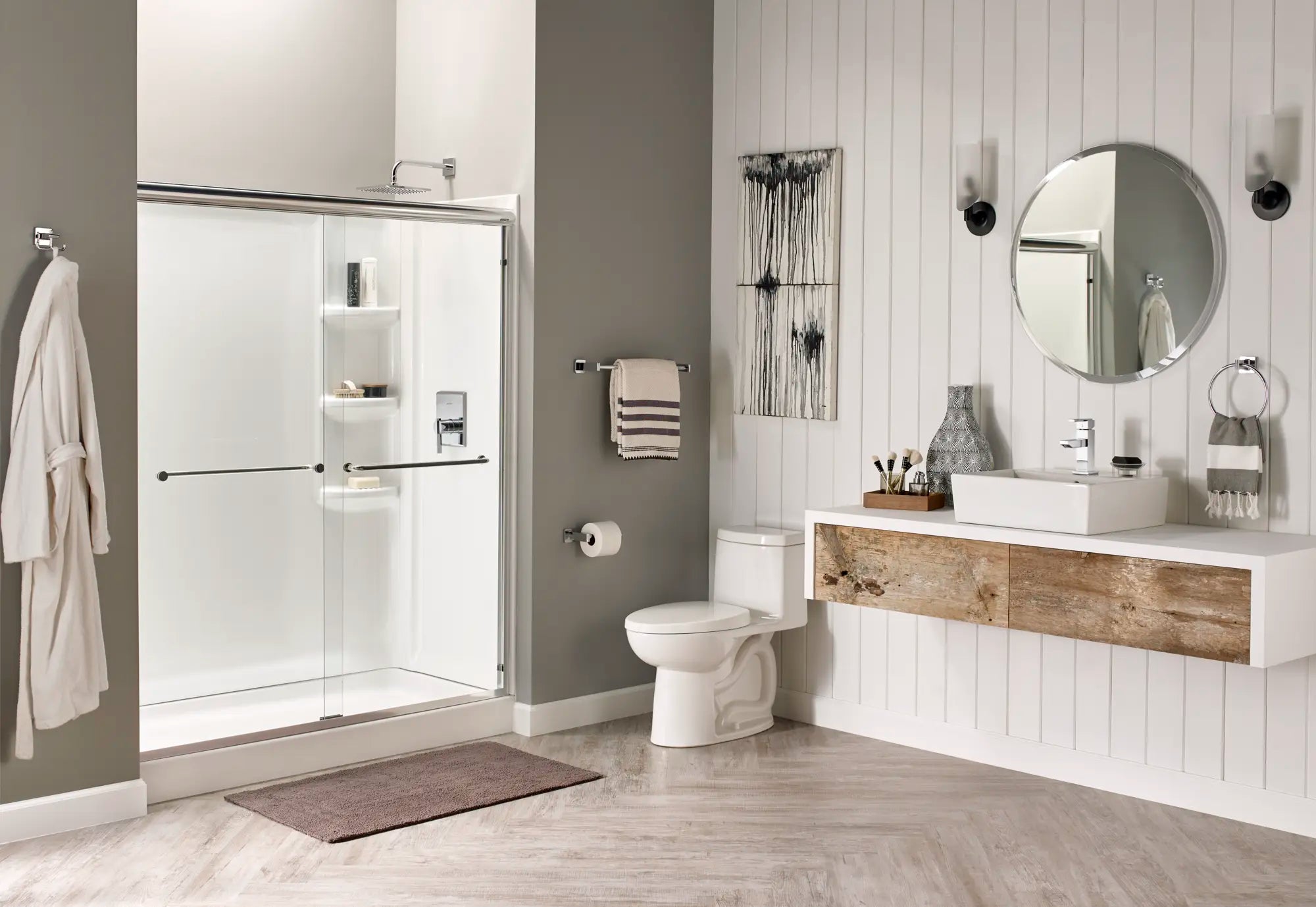 Times Square 2.5 GPM Shower Trim Kit with FloWise Showerhead and Lever Handle — thumbnail 3